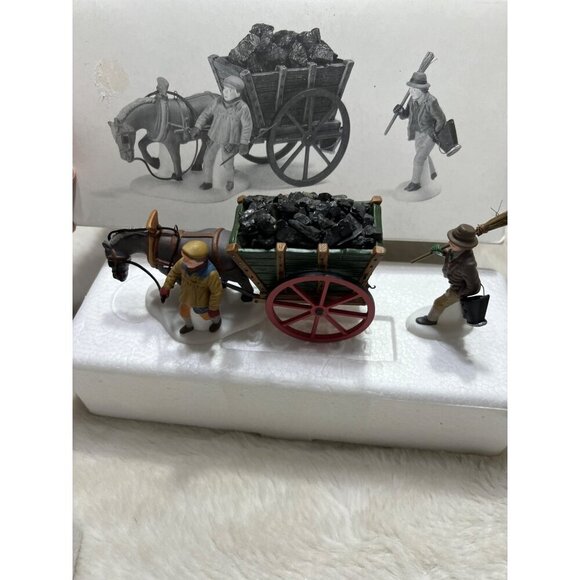 Department 56 Heritage Village Collection Delivering Coal for the Hearth - Picture 8 of 8
